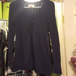 Navy cardigan